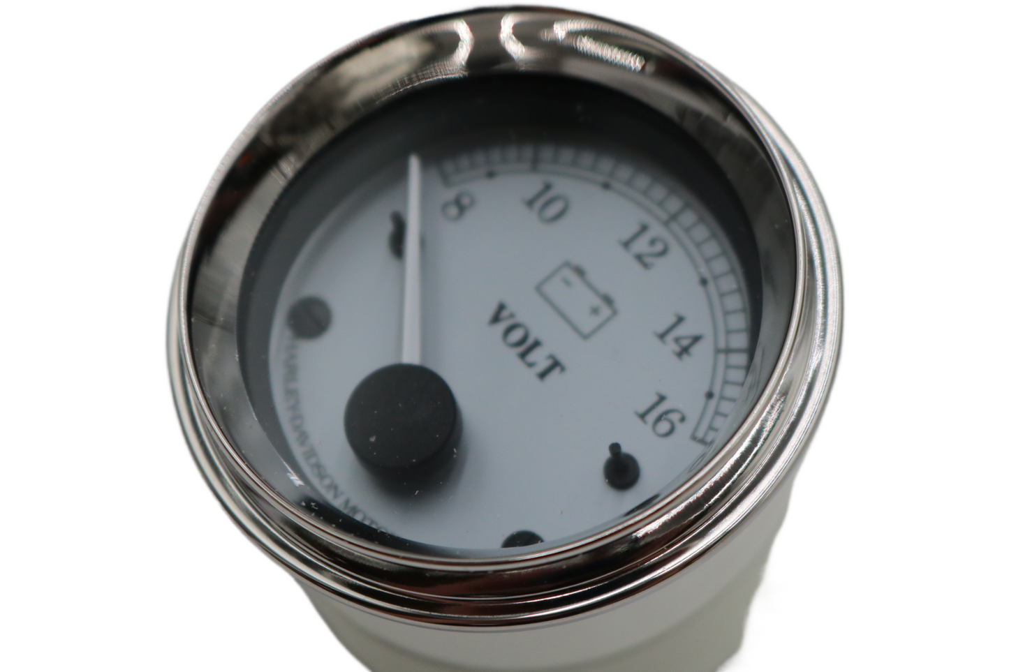 75167-01A NEW OEM 2004-2013 HARLEY-DAVIDSON TOURING VOLT GAUGE SILVER FACE