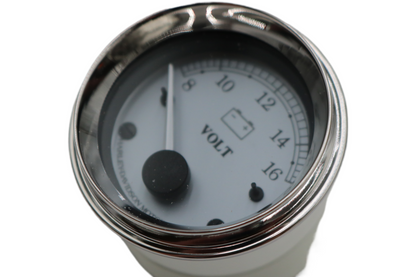 75167-01A NEW OEM 2004-2013 HARLEY-DAVIDSON TOURING VOLT GAUGE SILVER FACE