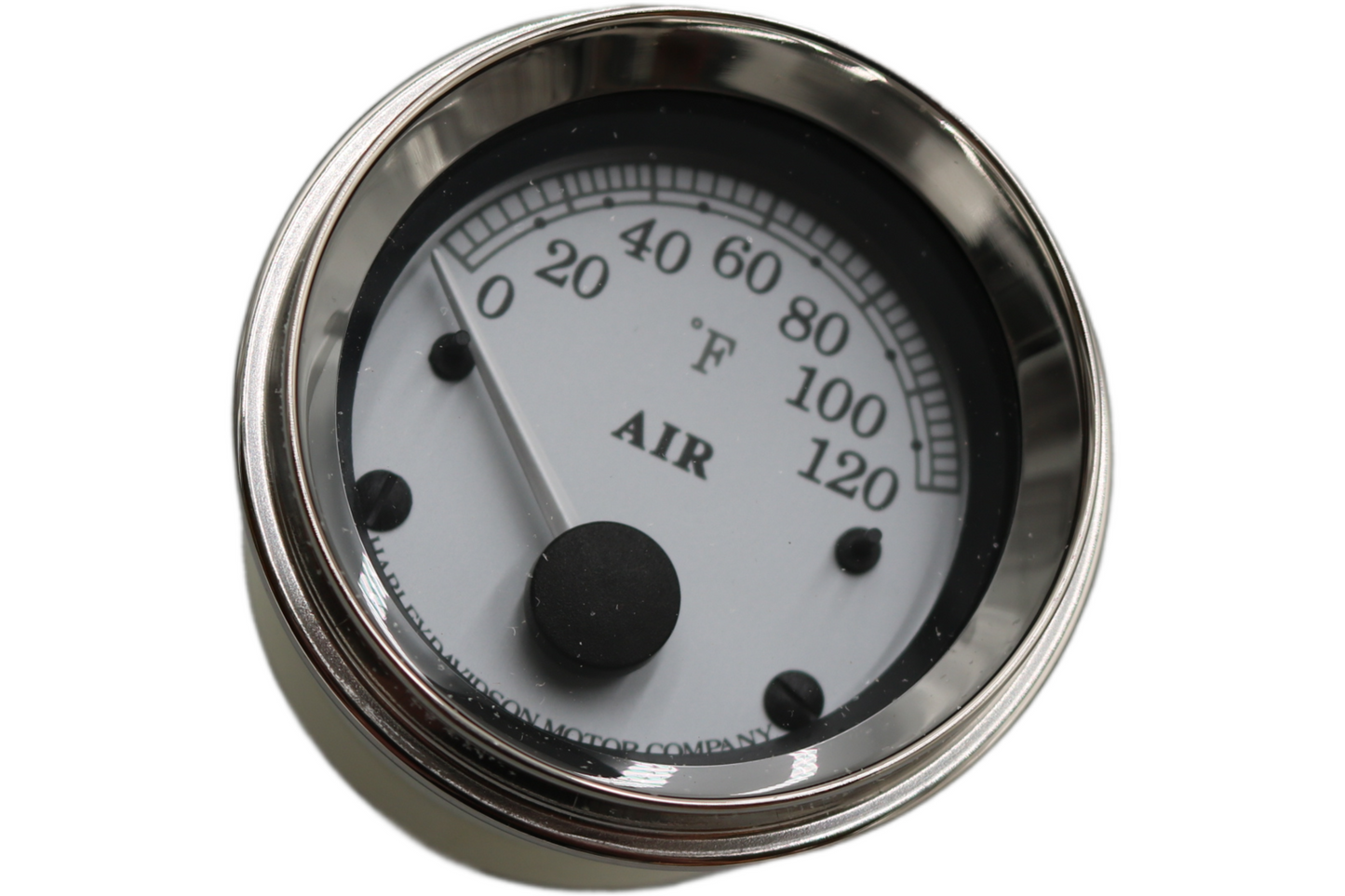 75166-01A NEW OEM 1997-2013 HARLEY-DAVIDSON TOURING AIR TEMP GAUGE SILVER FACE