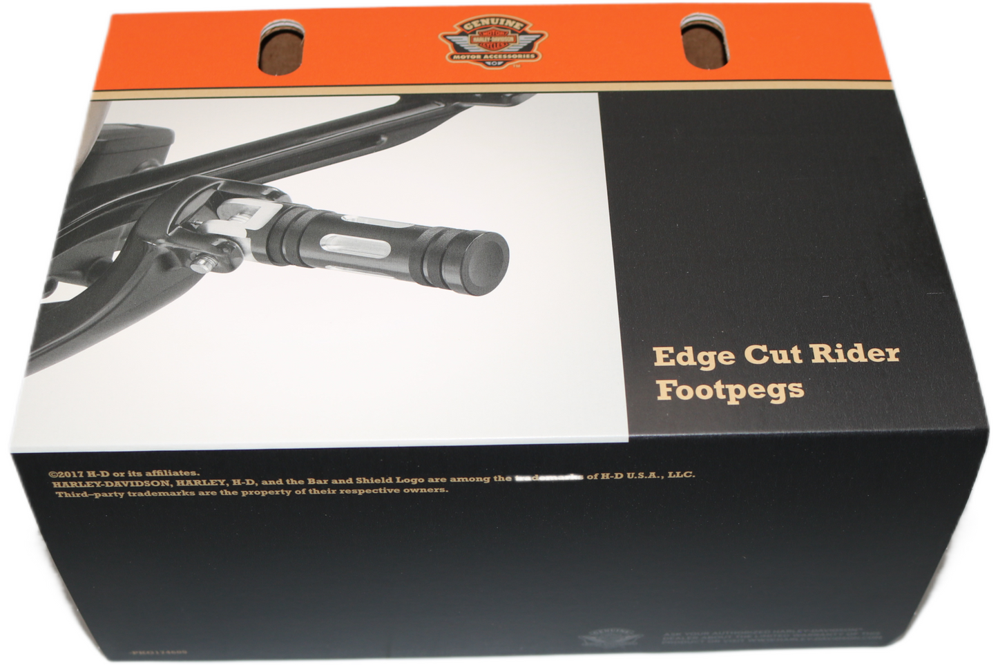 50501020 NEW OEM 2018 AND NEWER HARLEY-DAVIDSON SOFTAIL EDGE CUT RIDER FOOTPEGS