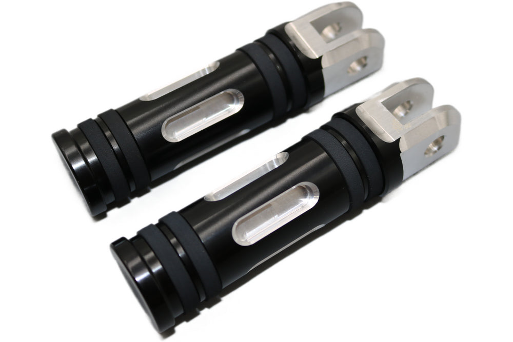 50501020 NEW OEM 2018 AND NEWER HARLEY-DAVIDSON SOFTAIL EDGE CUT RIDER FOOTPEGS