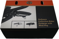 
              50501008 NEW OEM 2018 AND NEWER HARLEY-DAVIDSON CHROME DEFIANCE RIDER FOOTPEGS
            