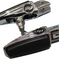 50501008 NEW OEM 2018 AND NEWER HARLEY-DAVIDSON CHROME DEFIANCE RIDER FOOTPEGS