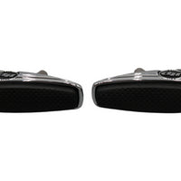 50501008 NEW OEM 2018 AND NEWER HARLEY-DAVIDSON CHROME DEFIANCE RIDER FOOTPEGS