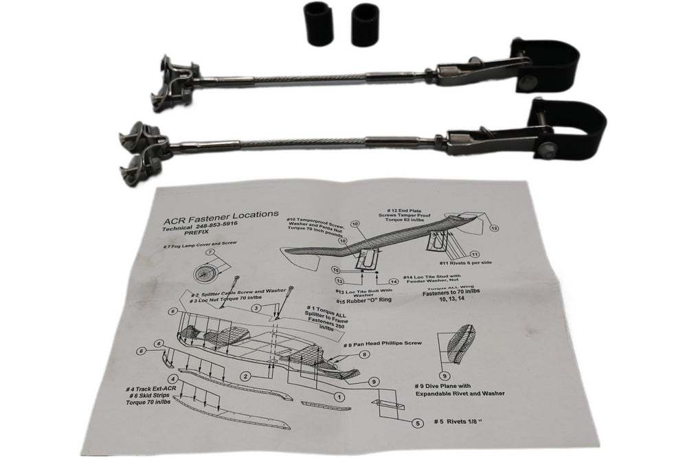 68050006AB NEW OEM 2008-2010 DODGE VIPER FRONT SPLITTER CABLE KIT ACR