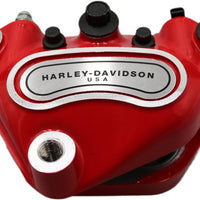 41300126 NEW OEM HARLEY SPORTSTER SOFTAIL DYNA RED FRONT BRAKE CALIPER