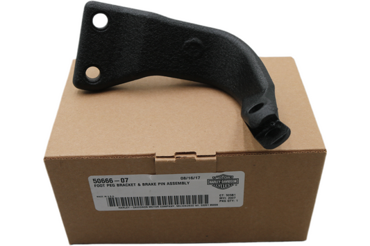 50666-07 NEW OEM 1991-2017 HARLEY-DAVIDSON DYNA RIGHT FOOTPEG BRACKET