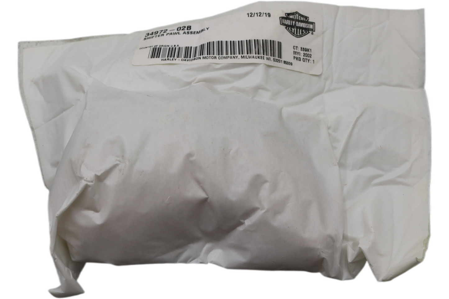 34972-02B NEW OEM 2000-2006 HARLEY-DAVIDSON SHIFTER PAWL ASSY SOFTAIL TOURING DY
