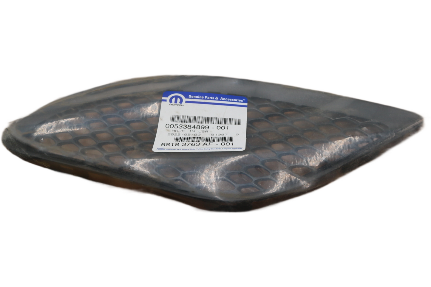68183763AF NEW OEM 2013-2017 DODGE VIPER LEFT REAR HOOD SCREEN VENT ACR GTS GTC
