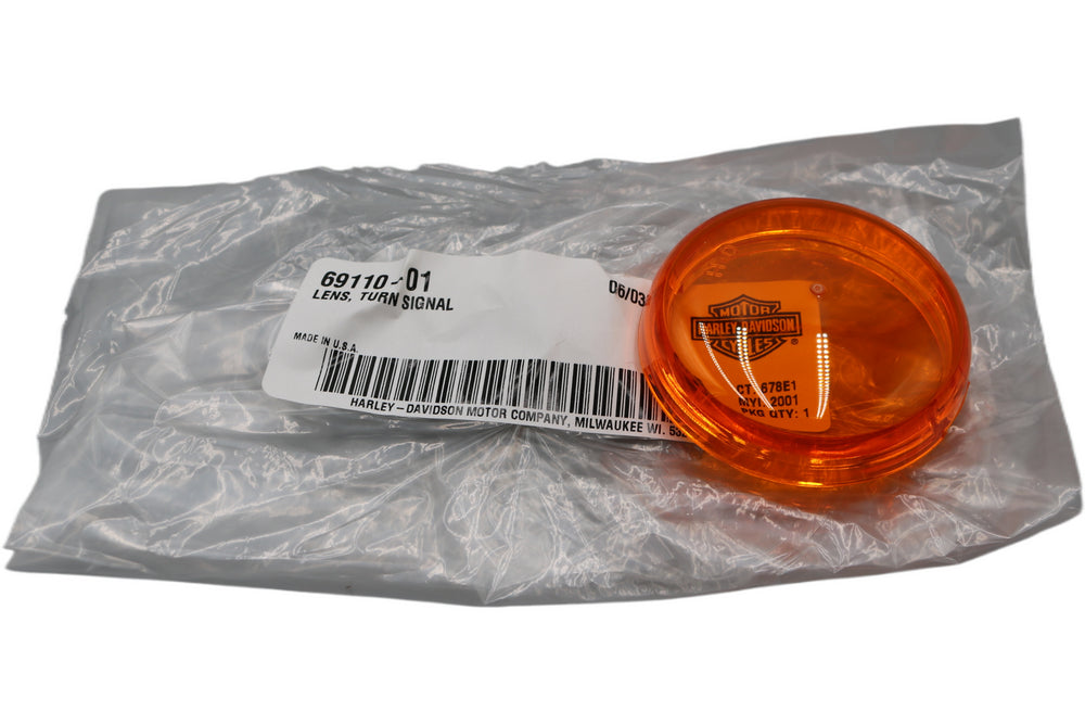 69110-01 NEW OEM HARLEY-DAVIDSON TURN SIGNAL LENS SOFTAIL DYNA TOURING SPORTST