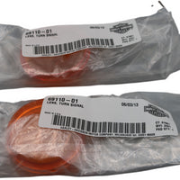 69110-01 NEW OEM HARLEY-DAVIDSON TURN SIGNAL LENS PAIR SOFTAIL DYNA TOURING VROD