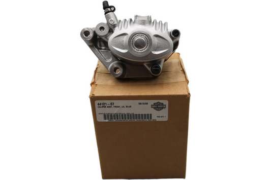 44121-07 NEW OEM 2007-2009 HARLEY-DAVIDSON SPORTSTER LEFT FRONT BRAKE CALIPER