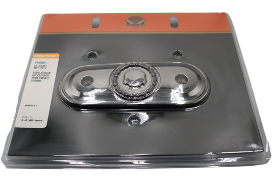 61400051 NEW OEM 2004-2022 HARLEY-DAVIDSON SPORTSTER SKULL & CHAIN AIR CLEANER I