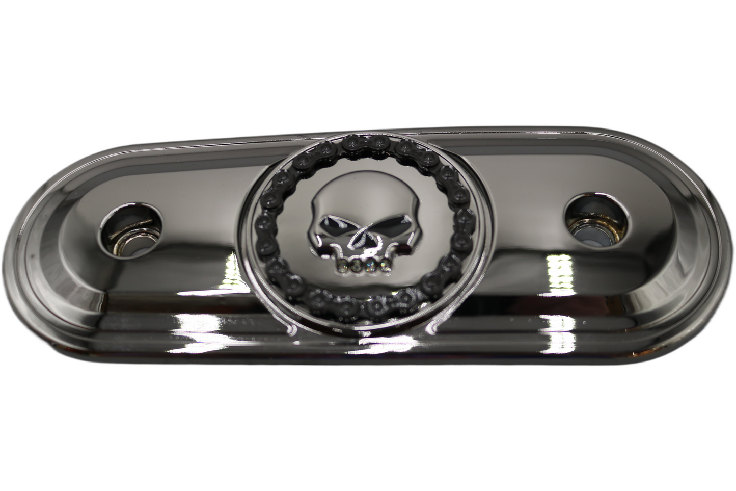 61400051 NEW OEM 2004-2022 HARLEY-DAVIDSON SPORTSTER SKULL & CHAIN AIR CLEANER I