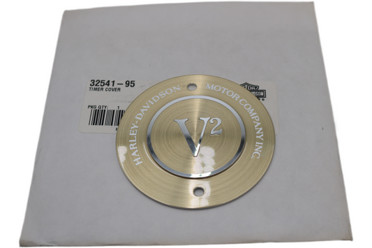 32541-95 NEW OEM HARLEY-DAVIDSON V2 EVO GOLD TIMER POINTS COVER 32541-95