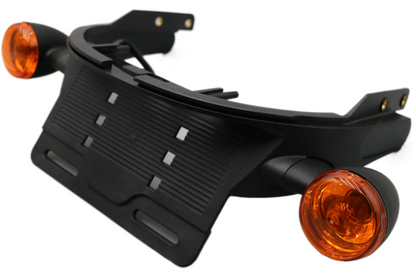 69086-07A NEW OEM 2007-2011 HARLEY VRSC VROD LICENSE PLATE BRACKET W/TURN SIGNAL