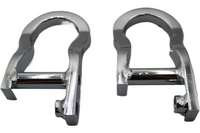
              84072462 NEW OEM 2007-2019 GMC SIERRA CHEVROLET SILVERADO 1500 TOW HOOKS CHROME
            