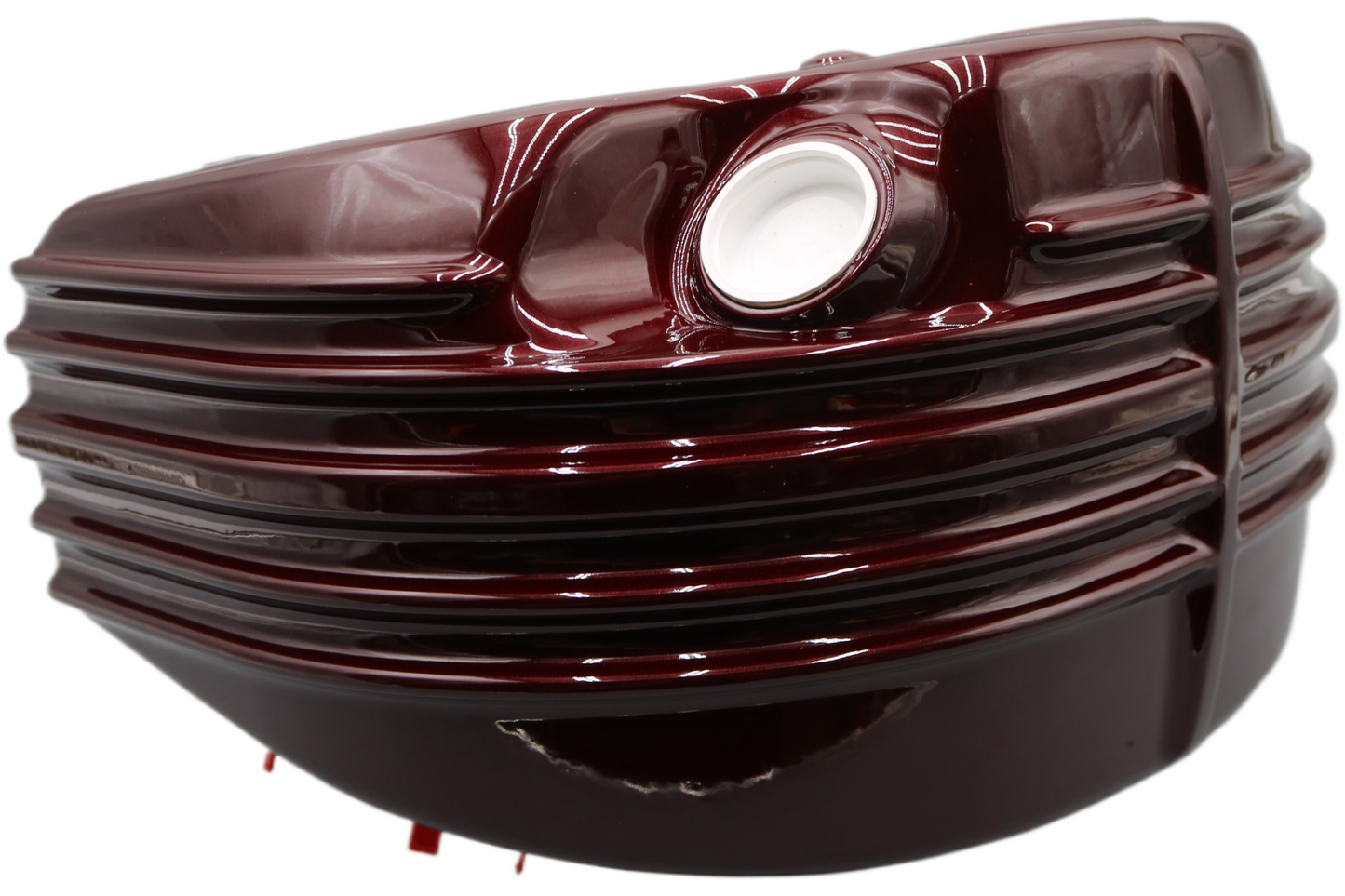 62547-08COZ NEW OEM 2008-2011 HARLEY-DAVIDSON FXCW/C ROCKER OIL TANK CRIMSON RED