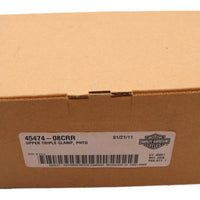 45474-08CRR NEW OEM 2008 HARLEY-DAVIDSON FXSTSSE2 SPRINGER UPPER TRIPLE CLAMP