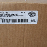 48663-08 NEW OEM 2008-2011 HARLEY-DAVIDSON FXCW/C SOFTAIL ROCKER CHROME SWINGARM