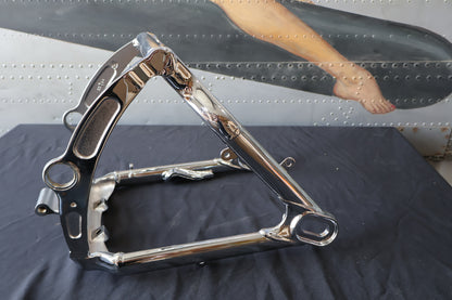 48663-08 NEW OEM 2008-2011 HARLEY-DAVIDSON FXCW/C SOFTAIL ROCKER CHROME SWINGARM
