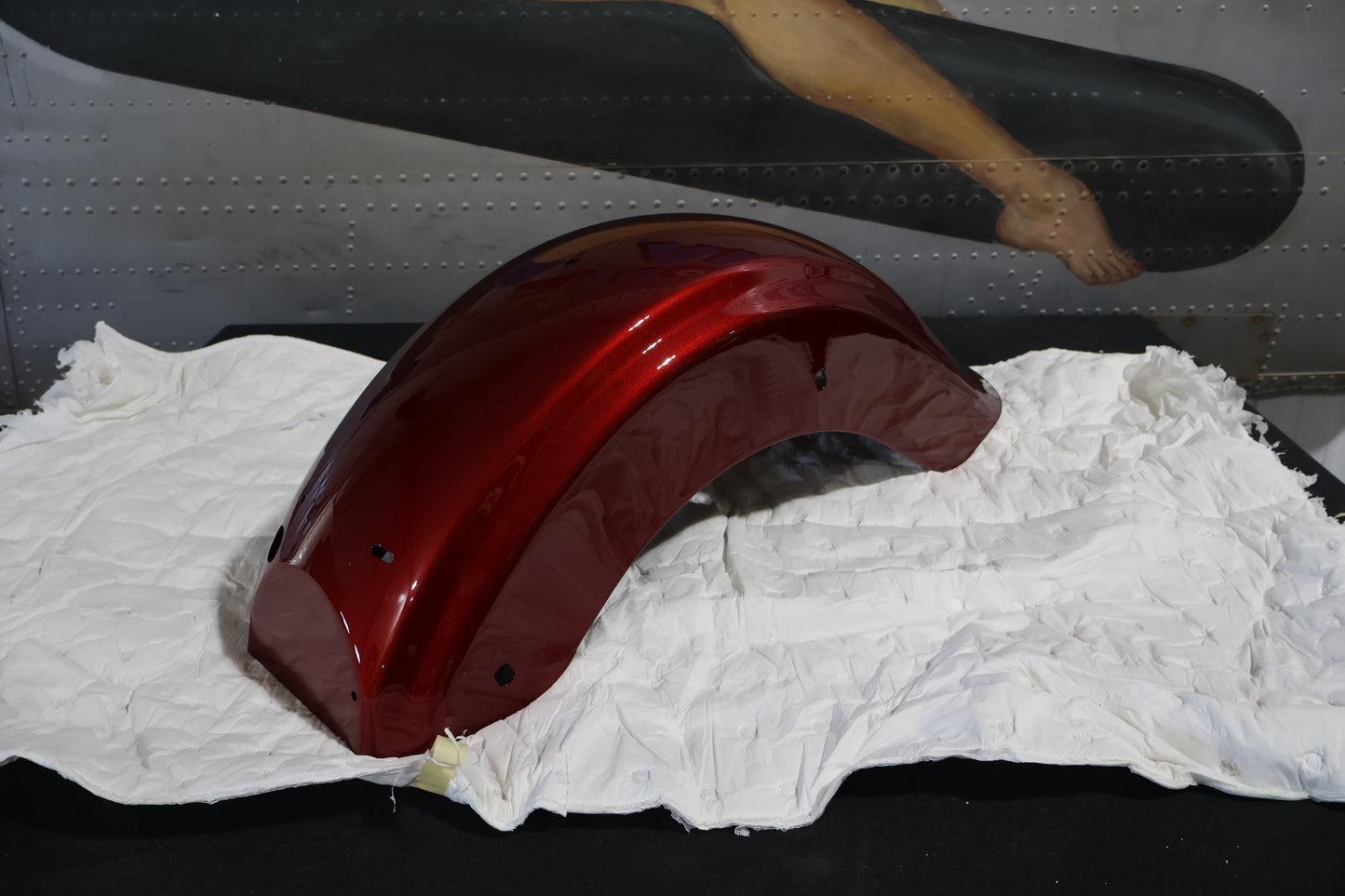 59500369DAA NEW OEM 2016 HARLEY-DAVIDSON FLTRUSE CVO RUBY RED REAR FENDER
