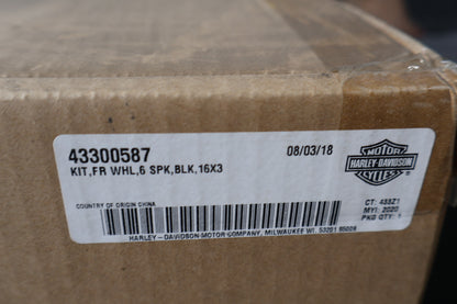 43300587 NEW OEM 2018-2024 HARLEY-DAVIDSON FXFB/S FATBOB ANNIHILATOR FRONT WHEEL