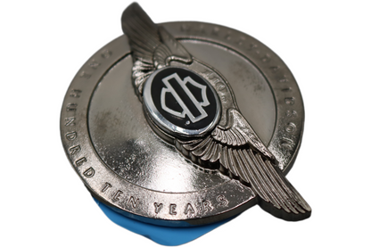 14100408 NEW OEM 2013 HARLEY-DAVIDSON FLTRUSE 110TH ANV CVO CONSOLE MEDALLION