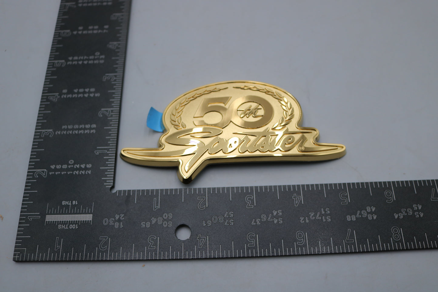 62325-07 NEW OEM 2007 HARLEY-DAVIDSON SPORTSTER 50TH ANV RT FUEL TANK MEDALLION