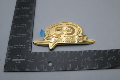 62325-07 NEW OEM 2007 HARLEY-DAVIDSON SPORTSTER 50TH ANV RT FUEL TANK MEDALLION