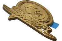 
              62324-07 NEW OEM 2007 HARLEY-DAVIDSON SPORTSTER 50TH ANV LT FUEL TANK MEDALLION
            