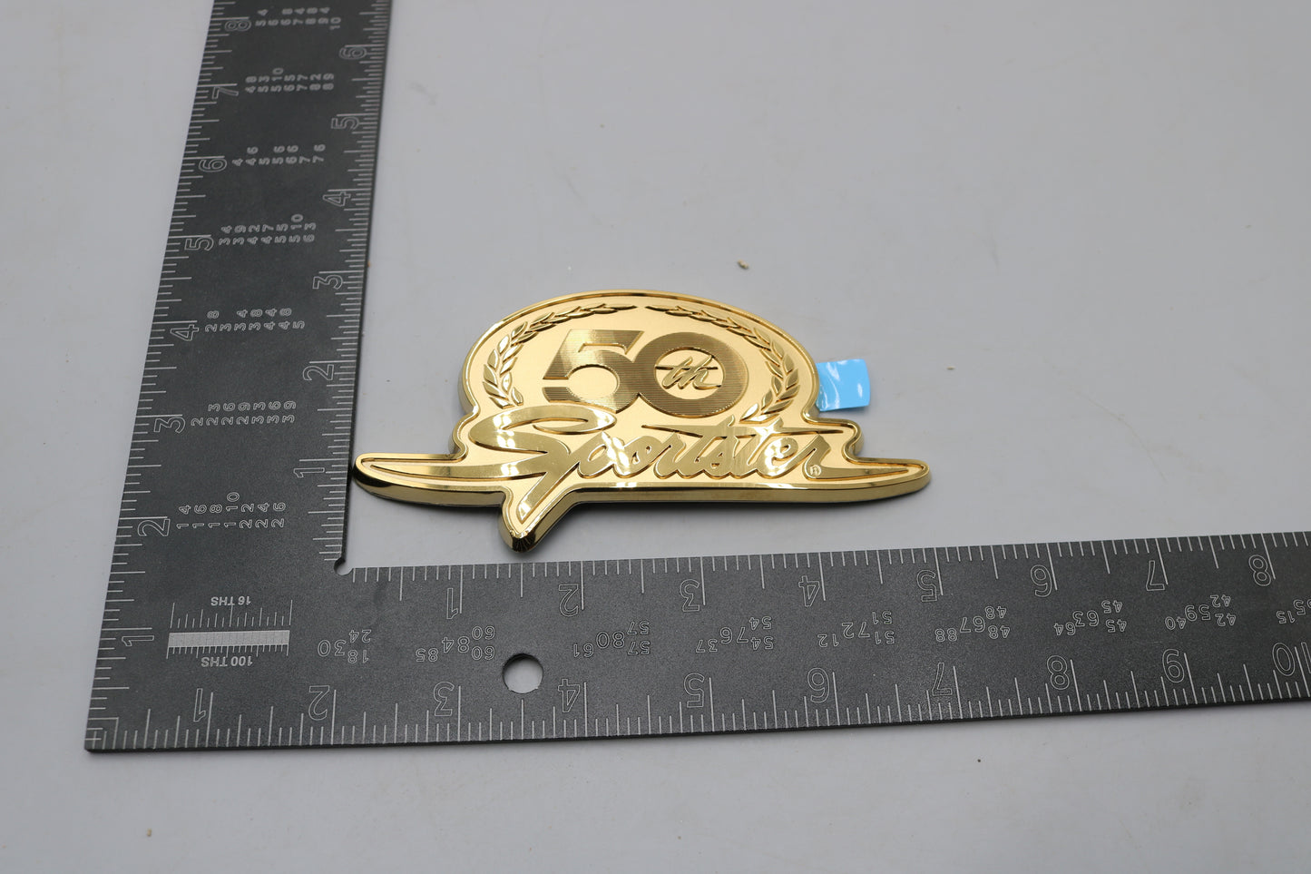 62324-07 NEW OEM 2007 HARLEY-DAVIDSON SPORTSTER 50TH ANV LT FUEL TANK MEDALLION