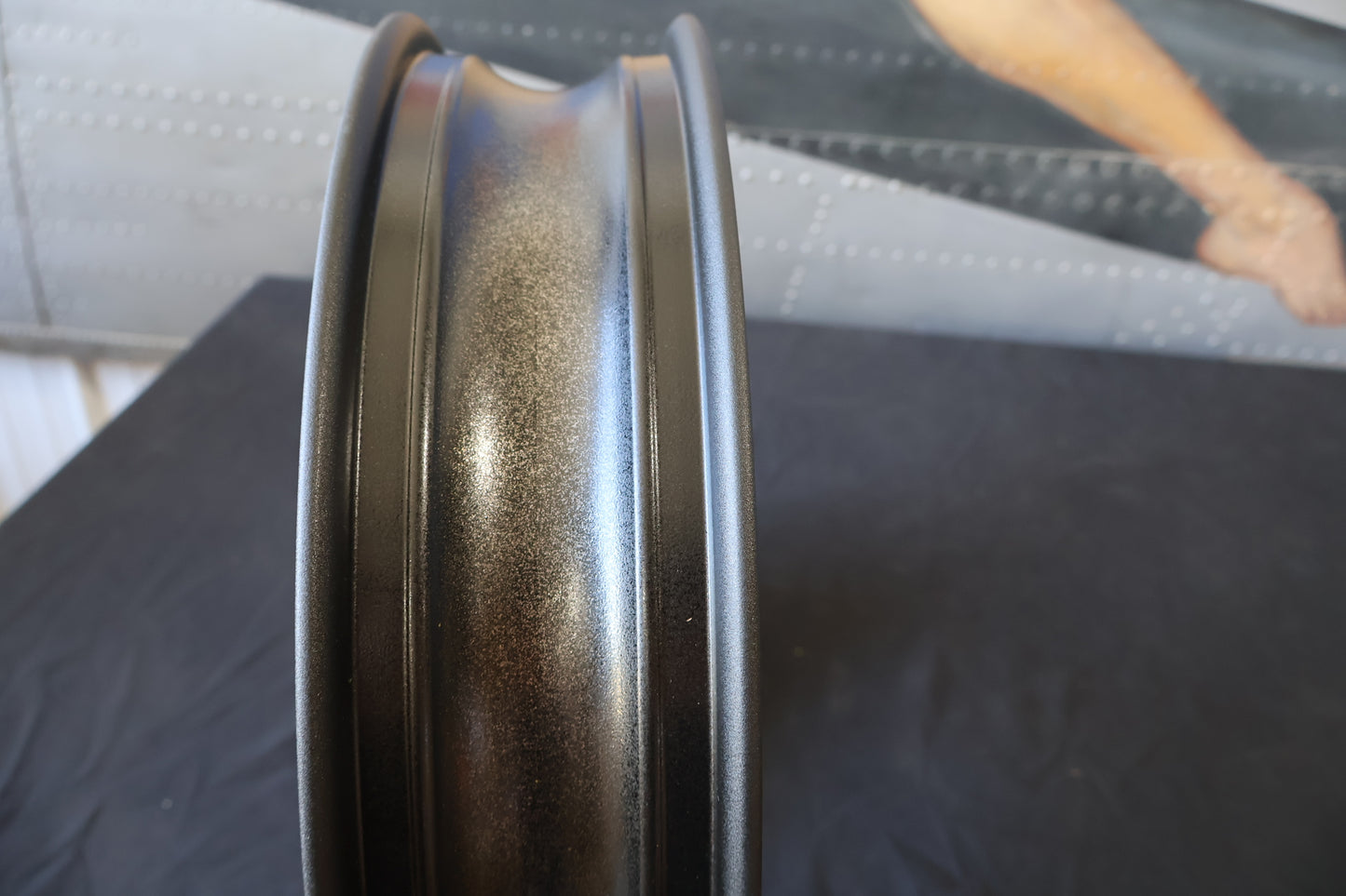 G0110.02A8BYDC NEW OEM 2003-2010 BUELL XB1125R/CR FRONT WHEEL PIRANHA BLACK