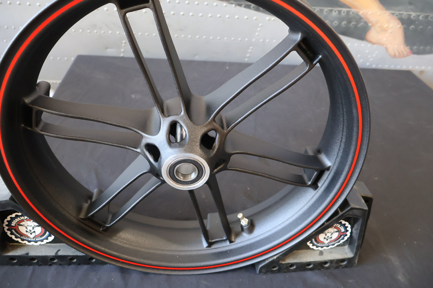 G0110.02A8BYDC NEW OEM 2003-2010 BUELL XB1125R/CR FRONT WHEEL PIRANHA BLACK