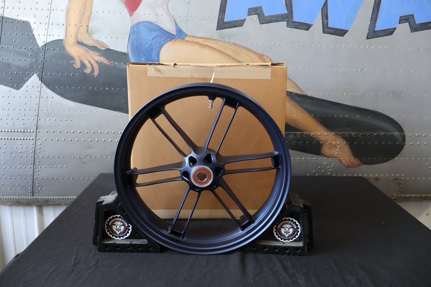 G0110.02A8AYCR NEW OEM 2003-2010 BUELL XB1125R/CR FRONT WHEEL DIAMOND BLUE