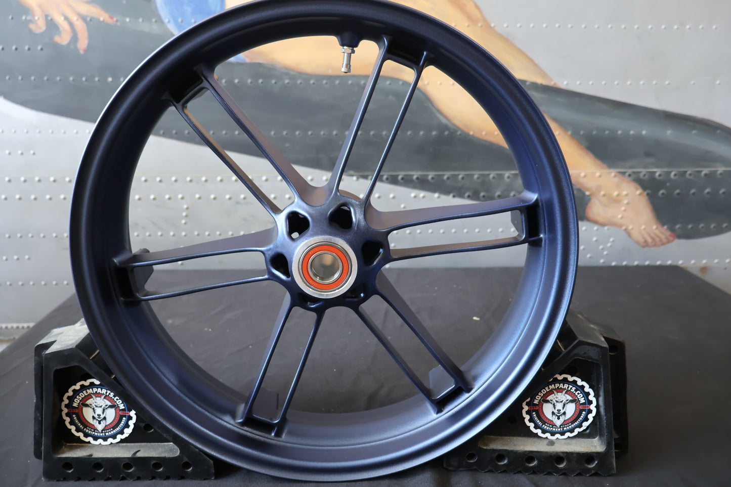 G0110.02A8AYCR NEW OEM 2003-2010 BUELL XB1125R/CR FRONT WHEEL DIAMOND BLUE