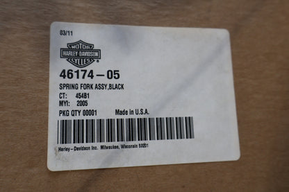 46173-05 46174-05 NEW OEM HARLEY-DAVIDSON SPRINGER FRONT END HERITAGE CROSSBONES