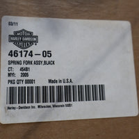 46173-05 46174-05 NEW OEM HARLEY-DAVIDSON SPRINGER FRONT END HERITAGE CROSSBONES