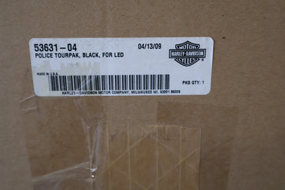 53631-04 NEW OEM 2000-2013 HARLEY-DAVIDSON FLHP FLHTP VIVID BLACK TOUR PACK