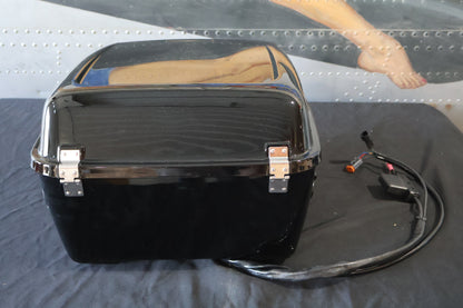 53631-04 NEW OEM 2000-2013 HARLEY-DAVIDSON FLHP FLHTP VIVID BLACK TOUR PACK