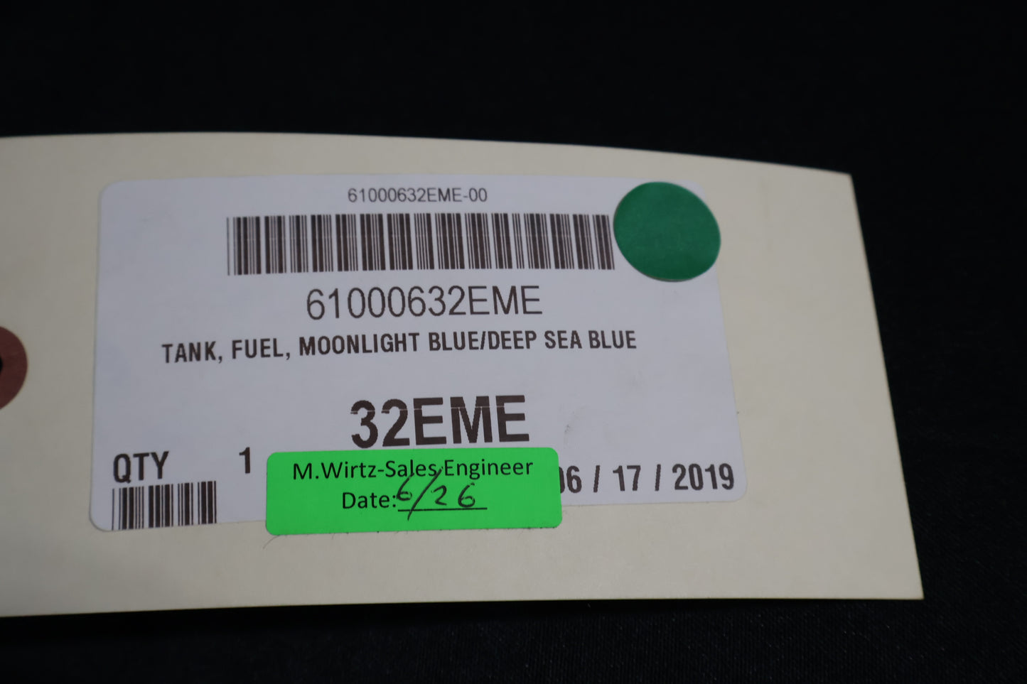 61000632EME NEW OEM 2020 HARLEY-DAVIDSON TOURING FLHTKSE FUEL TANK MIDNIGHT