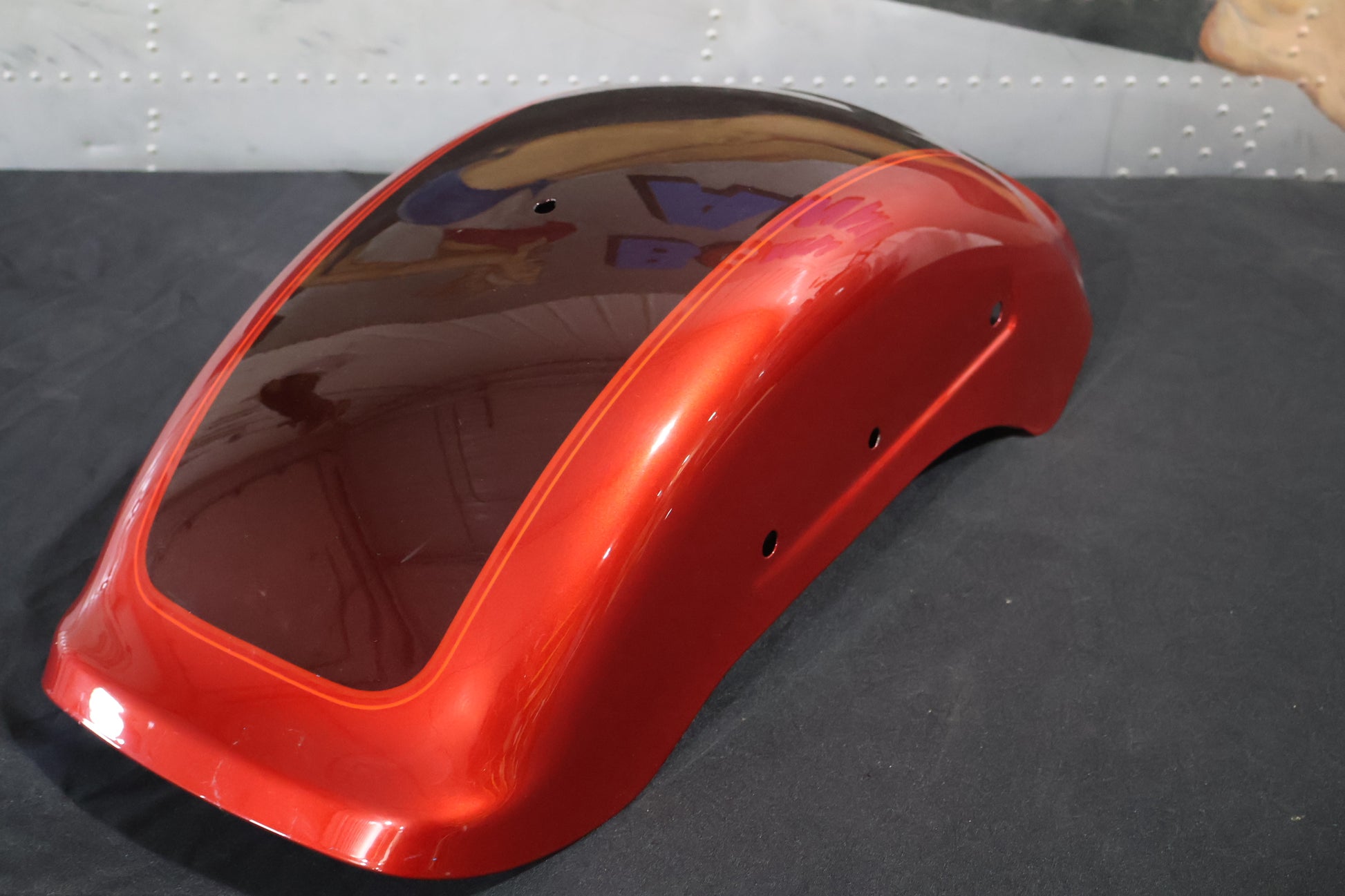 59500532EGG NEW OEM 2018 HARLEY-DAVIDSON FLFBS FATBOY REAR FENDER WICKED RED