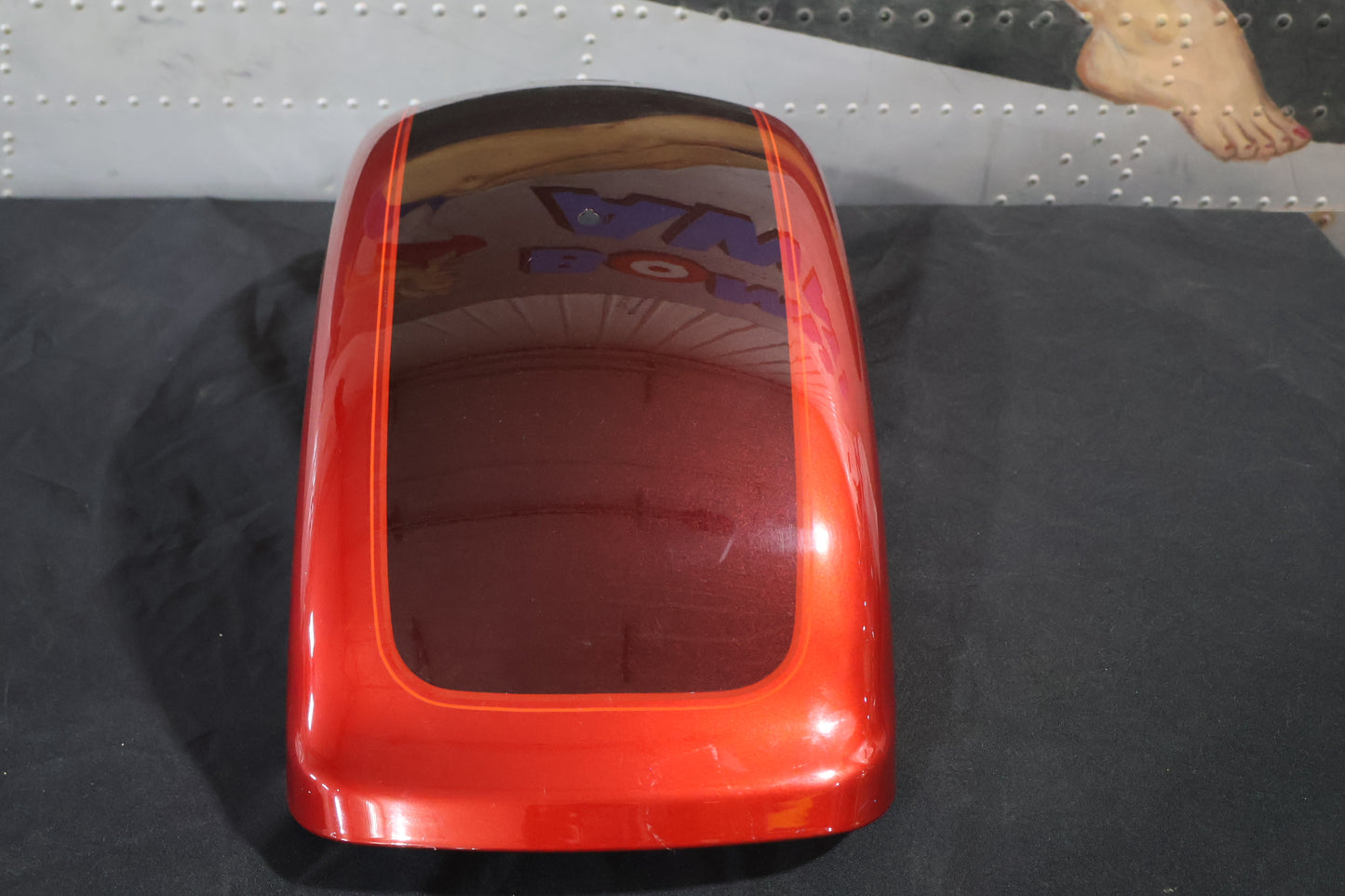 59500532EGG NEW OEM 2018 HARLEY-DAVIDSON FLFBS FATBOY REAR FENDER WICKED RED