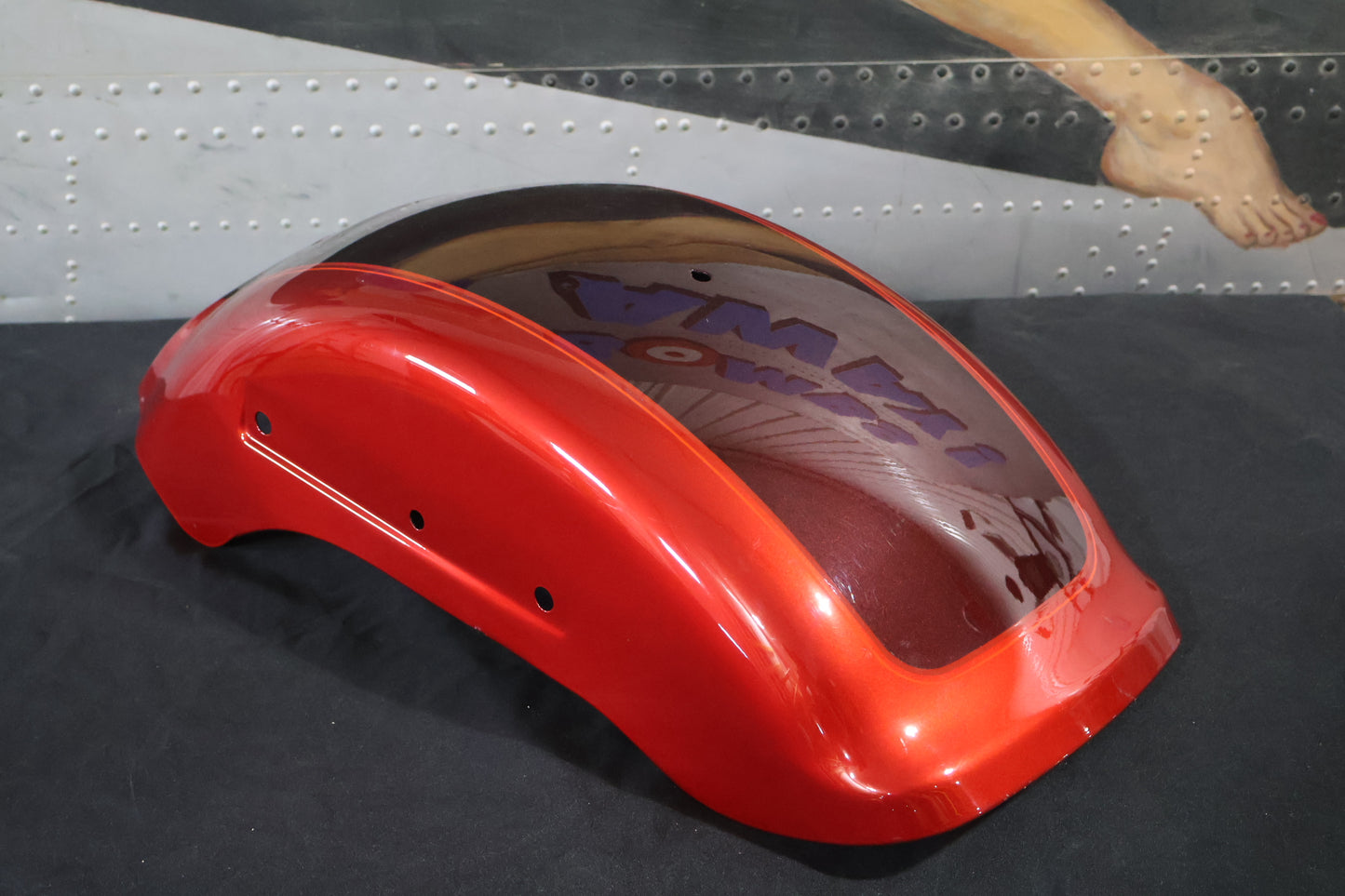59500532EGG NEW OEM 2018 HARLEY-DAVIDSON FLFBS FATBOY REAR FENDER WICKED RED