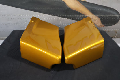 90201078DWG NEW OEM 2014-2023 HARLEY-DAVIDSON TOURING SADDLEBAG KIT GOLD FLAKE