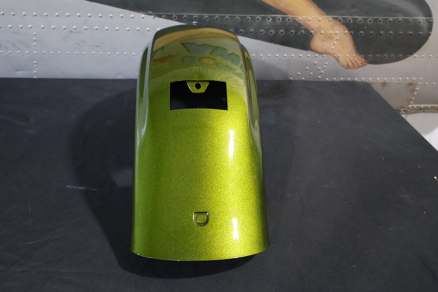 59500369EDC NEW OEM 2017 HARLEY-DAVIDSON FLHTKSE  CVO REAR FENDER OLIVE SPIKED