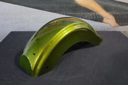 59500369EDC NEW OEM 2017 HARLEY-DAVIDSON FLHTKSE  CVO REAR FENDER OLIVE SPIKED