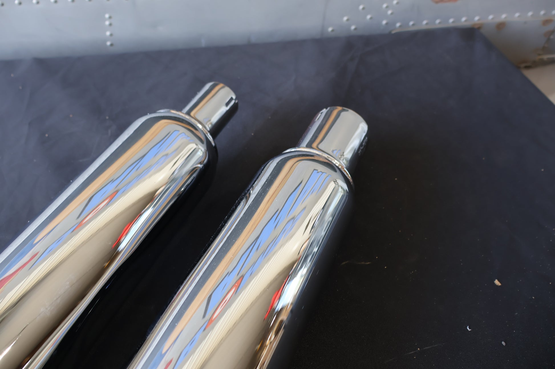 144-65226 NEW SUPERTRAPP 4" STOUT MUFFLERS FITS 2017-2025 HARLEY-DAVIDSON TOURIN