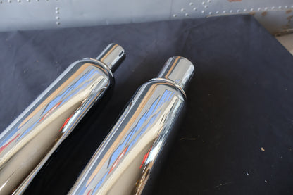 144-65226 NEW SUPERTRAPP 4" STOUT MUFFLERS FITS 2017-2025 HARLEY-DAVIDSON TOURIN