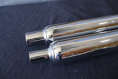 144-65226 NEW SUPERTRAPP 4" STOUT MUFFLERS FITS 2017-2025 HARLEY-DAVIDSON TOURIN